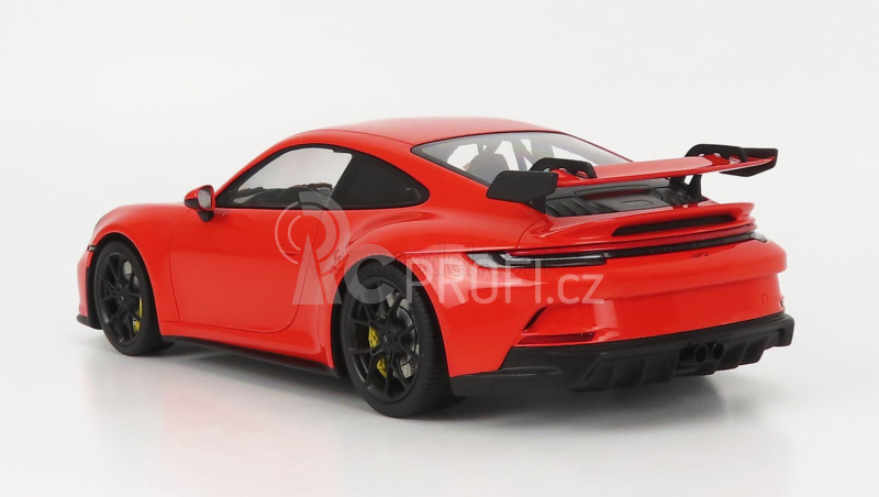 Minichamps Porsche 911 992 Gt3 Coupe 2021 - Black Wheels 1:18 Orange