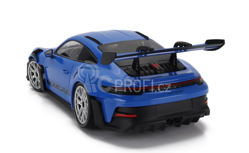 Minichamps Porsche 911 992 Gt3 Rs Coupe 2023 - Silver Rims 1:18 Blue