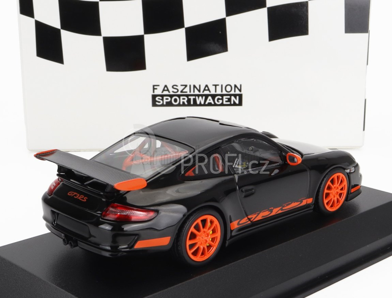 Minichamps Porsche 911 997 Gt3 Rs Coupe 2006 1:43 Černá Oranžová