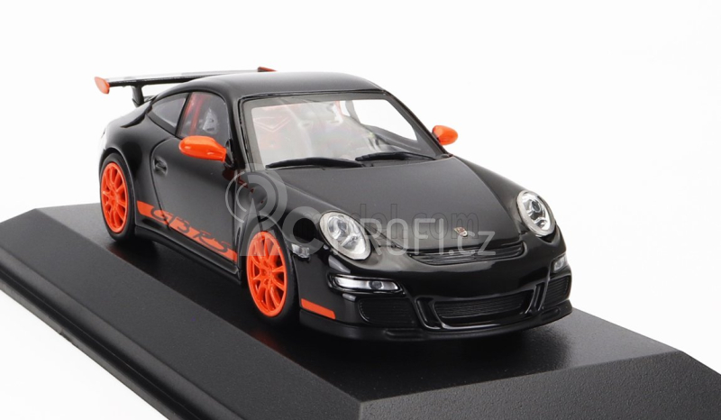 Minichamps Porsche 911 997 Gt3 Rs Coupe 2006 1:43 Černá Oranžová