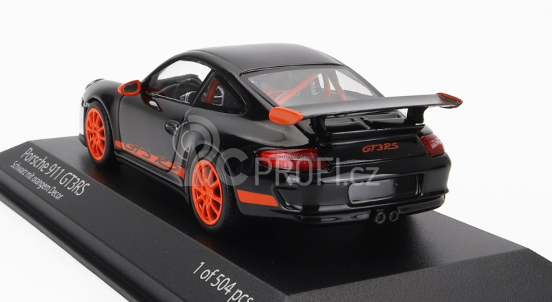 Minichamps Porsche 911 997 Gt3 Rs Coupe 2006 1:43 Černá Oranžová