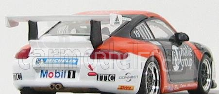 Minichamps Porsche 911 Gt3 N 19 Cup Carrera Cup Asia Macau 2007 R. Meins 1:43 Černá Oranžová