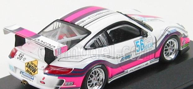 Minichamps Porsche 911 Gt3 N 56 Snow Racing Imsa Challenge Sebring 2008 M.snow 1:43 Bílá Růžová