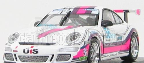 Minichamps Porsche 911 Gt3 N 56 Snow Racing Imsa Challenge Sebring 2008 M.snow 1:43 Bílá Růžová