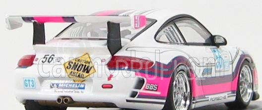 Minichamps Porsche 911 Gt3 N 56 Snow Racing Imsa Challenge Sebring 2008 M.snow 1:43 Bílá Růžová