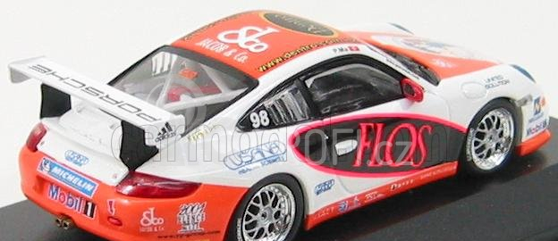 Minichamps Porsche 911 Gt3 N 98 Carrera Cup Asia Macau 2007 P.ma 1:43 Bílá Oranžová