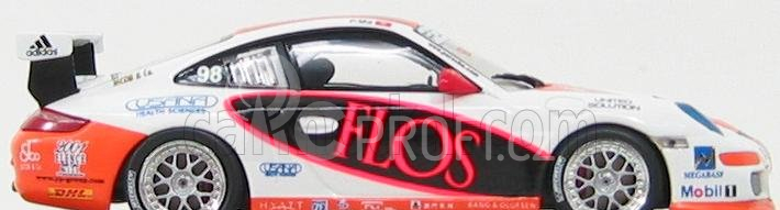 Minichamps Porsche 911 Gt3 N 98 Carrera Cup Asia Macau 2007 P.ma 1:43 Bílá Oranžová