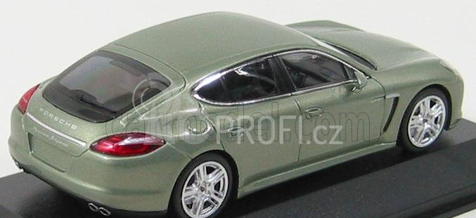 Minichamps Porsche Panamera S Hybrid 2010 1:43 Velmi Světle Zelená Met