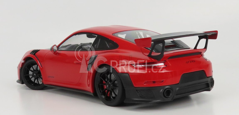 Minichamps Porsche Porsche 911 991-2 Gt2 Rs Coupe 2018 - Black Wheels 1:18 Červená Černá