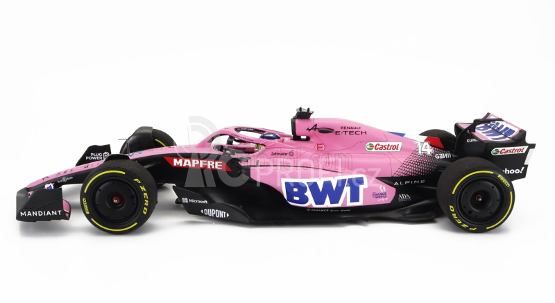 Minichamps Renault F1 A522 Team Alpine Bwt N 14 Bahrain Gp 2022 Fernando Alonso 1:18 Pink