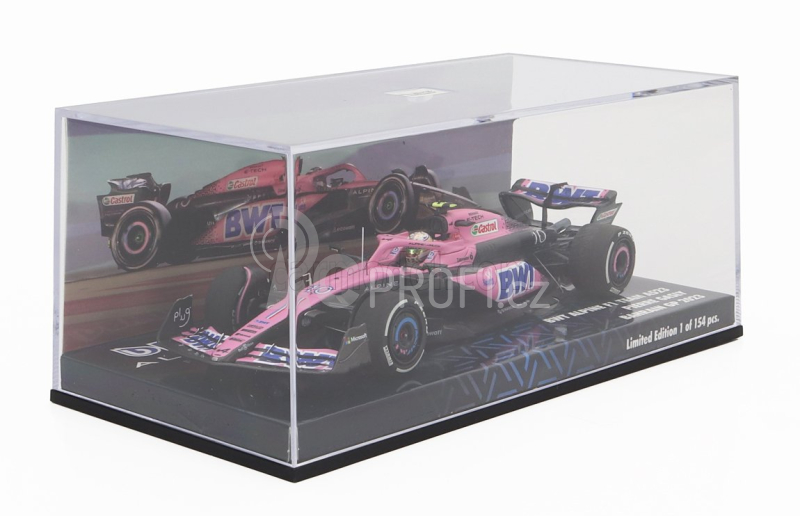 Minichamps Renault F1 A523 Team Bwt Alpine N 10 9th Bahrain Gp 2023 1:43, růžová