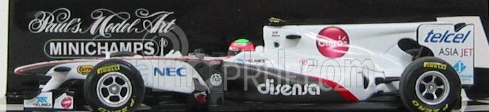 Minichamps Sauber F1 C30 N 16 Showcar 2011 K.kobayashi 1:43 Bílá Šedá Met