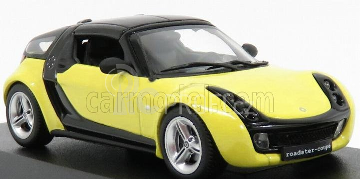 Minichamps Smart Roadster Coupe 2003 1:43 Žlutá Černá