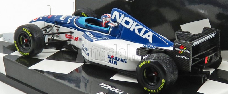 Minichamps Tyrrell F1  Yamaha 023 N 3 Gp Belgium Gp 1995 U.katayama 1:43 Modrá Bílá