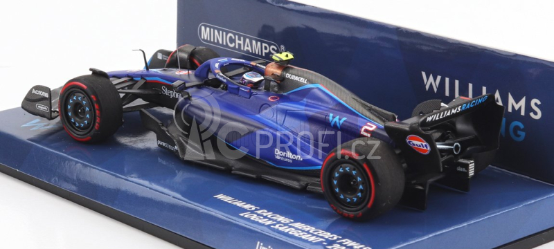 Minichamps Williams F1  Fw45 Team Williams Racing N 2 Season 2023 Logan Sargeant 1:43 Blue