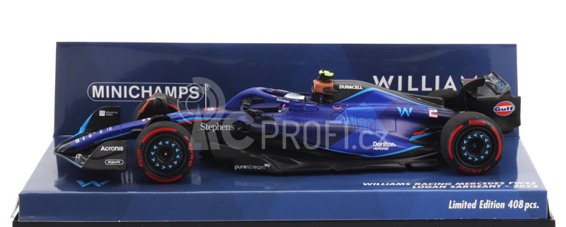 Minichamps Williams F1  Fw45 Team Williams Racing N 2 Season 2023 Logan Sargeant 1:43 Blue