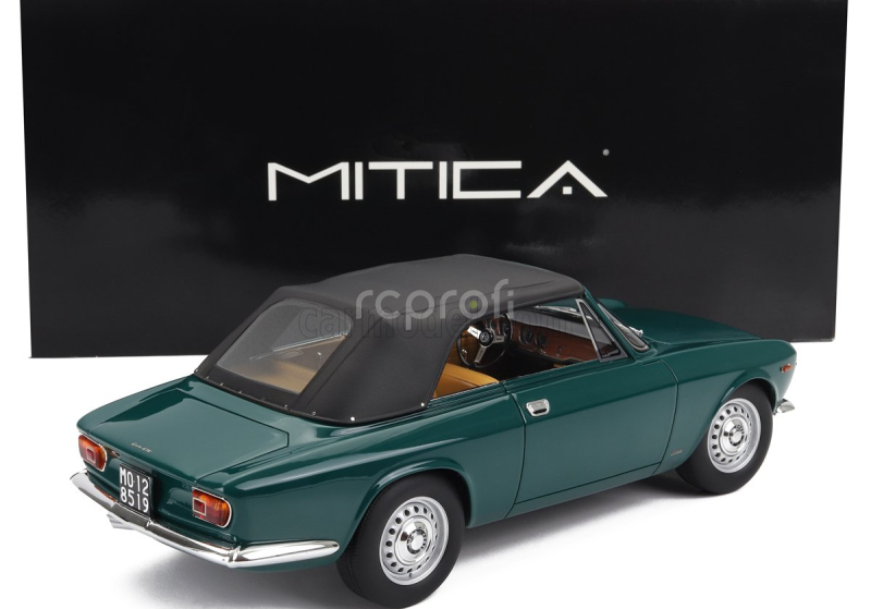 Mitica Alfa romeo Giulia 1600 Gtc Cabriolet Closed 1964 – Interior Cinghiale 1:18 Verde Pino 216 - Zelená