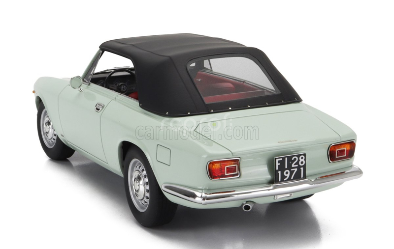 Mitica Alfa romeo Giulia 1600 Gtc Cabriolet Closed 1964 – Interior Red 1:18 Azzurro Spazio - Světle Modrá