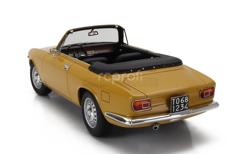 Mitica Alfa romeo Giulia 1600 Gtc Cabriolet Open 1964 – Interior Black 1:18 Giallo Ochre - Žlutá