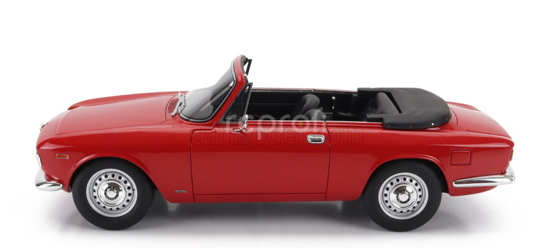 Mitica Alfa romeo Giulia 1600 Gtc Cabriolet Open 1964 – Interior Black 1:18 Rosso Alfa - Červená