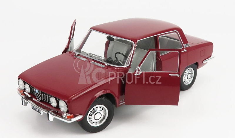 Mitica-diecast Alfa romeo 1750 Berlina 1-series 1968 1:18 Prugna 525