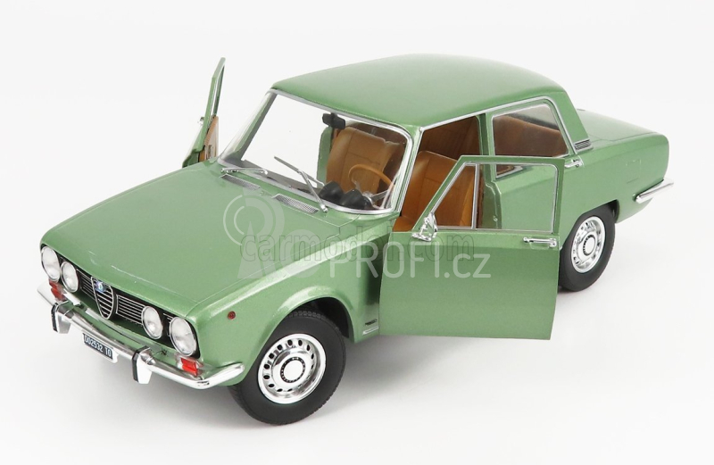 Mitica-diecast Alfa romeo 1750 Berlina 2-series 1969 1:18 Verde Oliva - Olivově Zelená Met