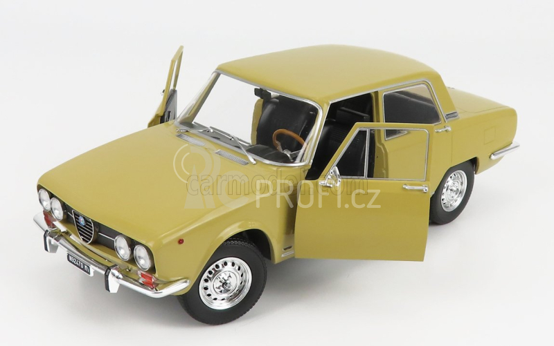 Mitica-diecast Alfa romeo 2000 Berlina 1971 1:18 Giallo Piper 116