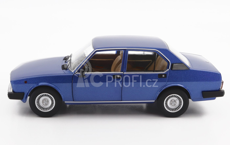 Mitica-diecast Alfa romeo Alfetta Berlina 2000l 1978 - Cerchi Millerighe Wheels 1:18 Modrá Pervinca Met 349