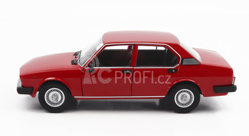 Mitica-diecast Alfa romeo Alfetta Berlina 2000l 1978 - Cerchi Millerighe Wheels 1:18 Rosso Alfa 501 Červená