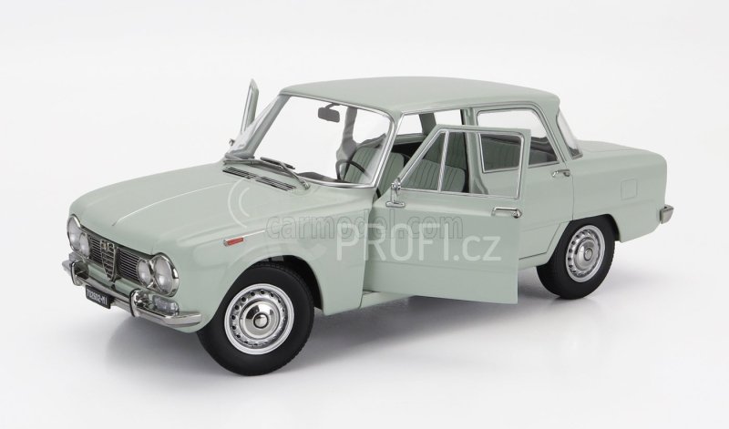 Mitica-diecast Alfa romeo Giulia 1.6 Ti 1962 1:18 Acqua Di Fonte - Velmi Světle Zelená