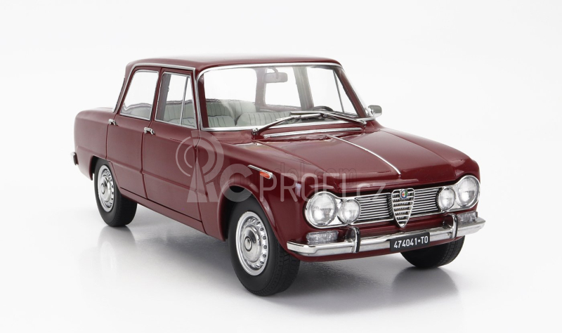 Mitica-diecast Alfa romeo Giulia 1.6 Ti 1962 1:18 Rosso Amaranto - Tmavě Červená