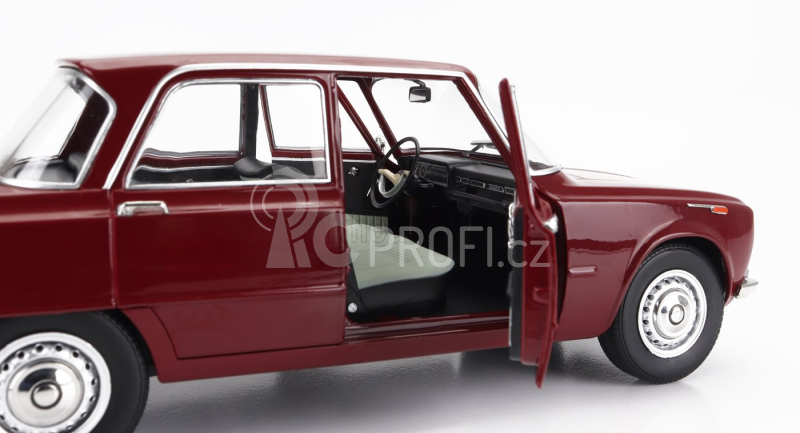 Mitica-diecast Alfa romeo Giulia 1.6 Ti 1962 1:18 Rosso Amaranto - Tmavě Červená