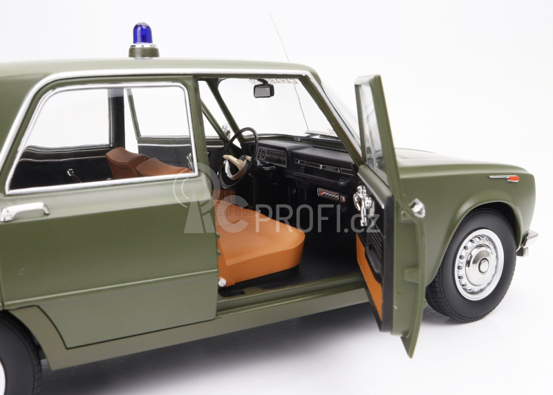 Mitica-diecast Alfa romeo Giulia 1.6 Ti Carabinieri Roma 1963 - Pronto Intervento Tel 686.666 1:18 Verde Caki Opaco - Matně Zelená