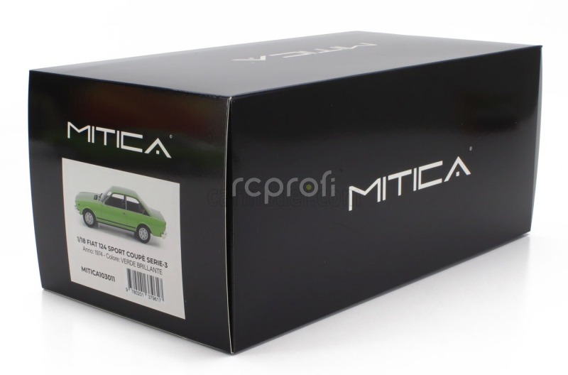 Mitica Fiat Fiat 124 Sport Coupe Serie-3 1974 1:18 Verde Brillante 374 Zelená