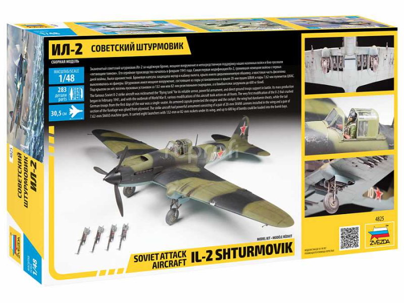 Model Kit letadlo 4825 - IL-2 Stormovik (1:48)