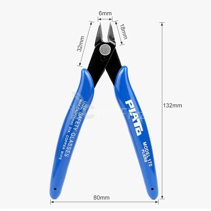 Modelářské stranové štípací kleště 132mm