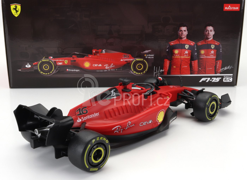 Mondomotors Ferrari F1-75 Team Scuderia Ferrari N 16 Season 2022 Charles Leclerc 1:18 Red