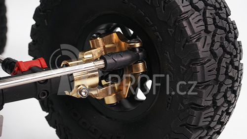 Mosazné držáky těhlic pro Axial SCX10 II, 14g+17g