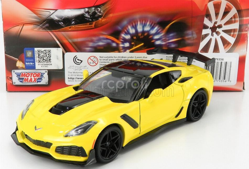 Motor-max Chevrolet Corvette Zr1 2019 1:24 Žlutá