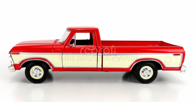 Motor-max Ford usa F-150 Pick-up Custom 1979 1:24 Červený Krém