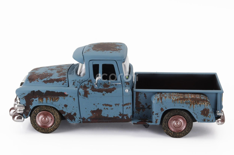 Motor-max GMC Chevy 3100 Pick-up Weathered Treasure 1955 1:24 Ruggine - Rust