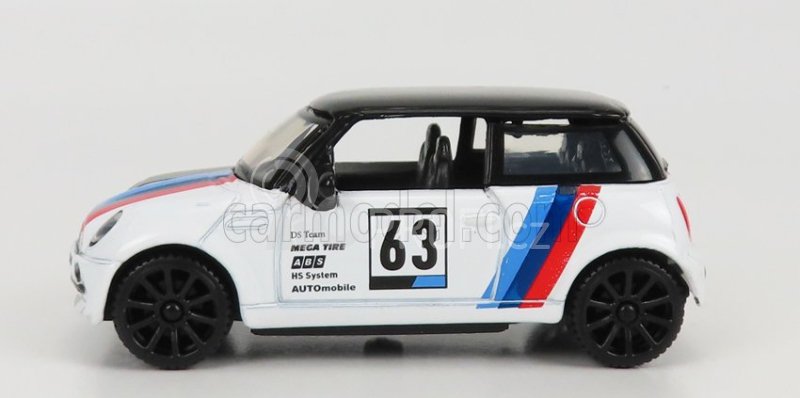 Motor-max Mini Cooper N 63 Racing 2005 1:43 Bílá Černá