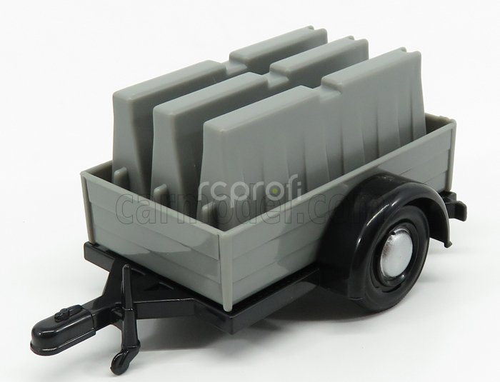 Motor-max Volkswagen T1 Type 2 Double Cabine Pick-up Closed Road Service 1962 With Trailer 1:24