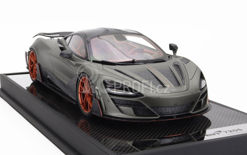 Motorhelix Mclaren 720s Mansory 2019 1:18 Matný Zelený Uhlík