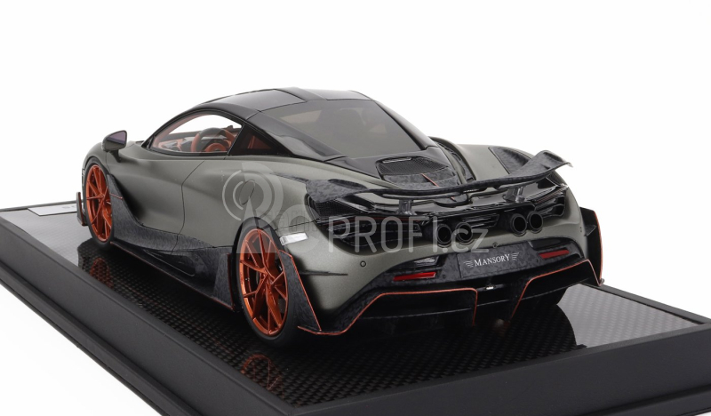 Motorhelix Mclaren 720s Mansory 2019 1:18 Matný Zelený Uhlík