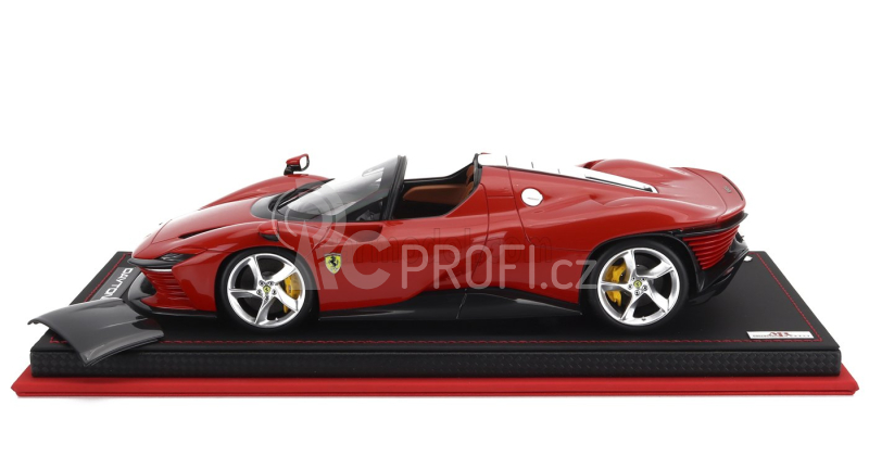 Mr-models Ferrari Daytona Sp3 2022 - Con Vetrina - With Showcase 1:18 Rosso Corsa - Červená