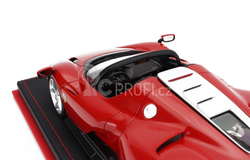 Mr-models Ferrari Daytona Sp3 2022 - Con Vetrina - With Showcase 1:18 Rosso Corsa - Červená