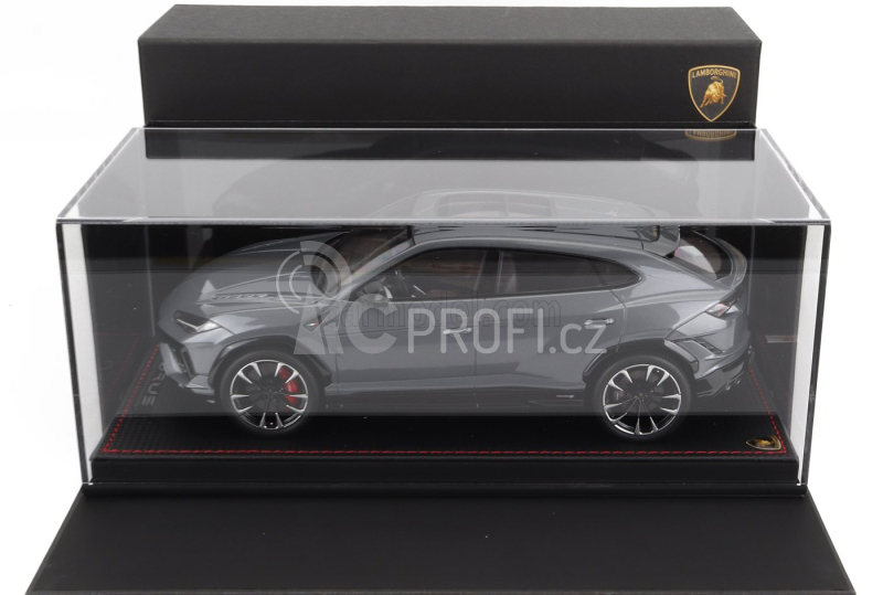 Mr-models Lamborghini Urus S 2022 - Con Vetrina - With Showcase 1:18 Grigio Telesto - Grey Met