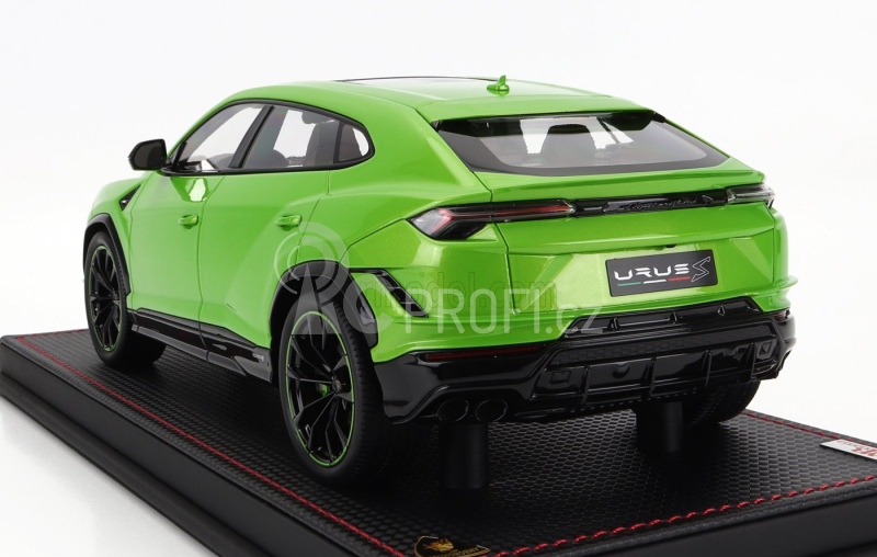 Mr-models Lamborghini Urus S 2022 - Con Vetrina - With Showcase 1:18 Verde Mantis - Zelená Met