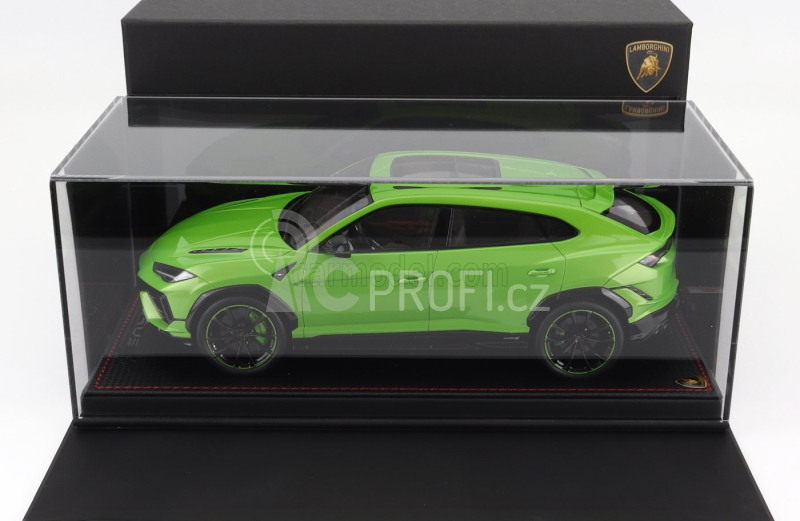 Mr-models Lamborghini Urus S 2022 - Con Vetrina - With Showcase 1:18 Verde Mantis - Zelená Met